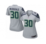 Women's Nike Seattle Seahawks #30 Bradley McDougald Limited Grey Alternate NFL Jersey