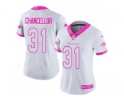 Women's Nike Seattle Seahawks #31 Kam Chancellor Limited Rush Fashion Pink NFL Jersey
