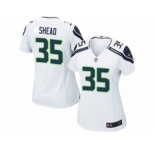 Women's Nike Seattle Seahawks #35 DeShawn Shead Limited White NFL Jersey