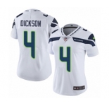 Women's Nike Seattle Seahawks #4 Michael Dickson White Vapor Untouchable Limited Player NFL Jersey
