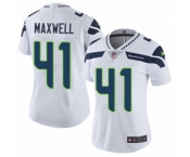 Women's Nike Seattle Seahawks #41 Byron Maxwell White Vapor Untouchable Elite Player NFL Jersey