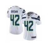 Women's Nike Seattle Seahawks #42 Arthur Brown Vapor Untouchable Limited White NFL Jersey