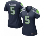 Women's Nike Seattle Seahawks #5 Alex McGough Game Navy Blue Team Color NFL Jersey