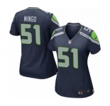 Women's Nike Seattle Seahawks #51 Barkevious Mingo Game Navy Blue Team Color NFL Jersey