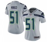 Women's Nike Seattle Seahawks #51 Barkevious Mingo Grey Alternate Vapor Untouchable Limited Player NFL Jersey