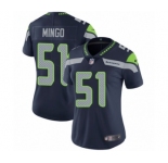 Women's Nike Seattle Seahawks #51 Barkevious Mingo Navy Blue Team Color Vapor Untouchable Elite Player NFL Jersey