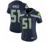 Women's Nike Seattle Seahawks #51 Barkevious Mingo Navy Blue Team Color Vapor Untouchable Elite Player NFL Jersey
