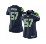 Women's Nike Seattle Seahawks #57 Mike Morgan Limited Steel Blue Team Color NFL Jersey