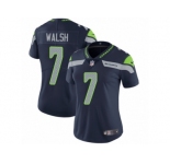 Women's Nike Seattle Seahawks #7 Blair Walsh Steel Blue Team Color Vapor Untouchable Limited Player NFL Jersey