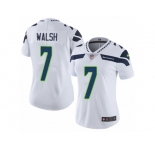 Women's Nike Seattle Seahawks #7 Blair Walsh White Vapor Untouchable Limited Player NFL Jersey