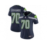 Women's Nike Seattle Seahawks #70 Rees Odhiambo Vapor Untouchable Limited Steel Blue Team Color NFL Jersey
