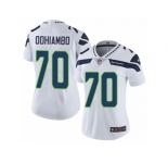 Women's Nike Seattle Seahawks #70 Rees Odhiambo Vapor Untouchable Limited White NFL Jersey