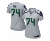 Women's Nike Seattle Seahawks #74 George Fant Limited Grey Alternate NFL Jersey
