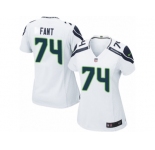 Women's Nike Seattle Seahawks #74 George Fant Limited White NFL Jersey