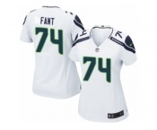 Women's Nike Seattle Seahawks #74 George Fant Limited White NFL Jersey