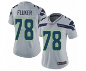 Women's Nike Seattle Seahawks #78 D.J. Fluker Grey Alternate Vapor Untouchable Limited Player NFL Jersey