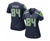 Women's Nike Seattle Seahawks #84 Amara Darboh Game Steel Blue Team Color NFL Jersey