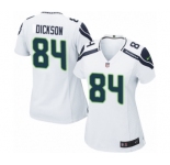 Women's Nike Seattle Seahawks #84 Ed Dickson Game White NFL Jersey