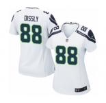 Women's Nike Seattle Seahawks #88 Will Dissly Game White NFL Jersey