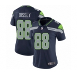 Women's Nike Seattle Seahawks #88 Will Dissly Navy Blue Team Color Vapor Untouchable Limited Player NFL Jersey