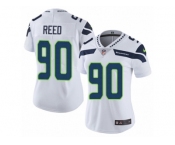 Women's Nike Seattle Seahawks #90 Jarran Reed Vapor Untouchable Limited White NFL Jersey