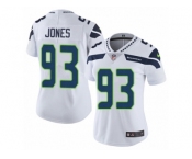 Women's Nike Seattle Seahawks #93 Nazair Jones Vapor Untouchable Limited White NFL Jersey