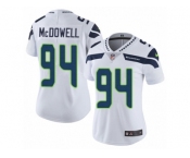 Women's Nike Seattle Seahawks #94 Malik McDowell Vapor Untouchable Limited White NFL Jersey
