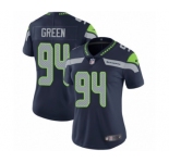 Women's Nike Seattle Seahawks #94 Rasheem Green Navy Blue Team Color Vapor Untouchable Elite Player NFL Jersey