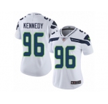 Women's Nike Seattle Seahawks #96 Cortez Kennedy Vapor Untouchable Limited White NFL Jersey