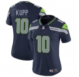 Women's Seattle Seahawks #10 Cooper Kupp Navy 2025 Vapor Limited Football Stitched Jersey