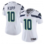 Women's Seattle Seahawks #10 Cooper Kupp White 2025 Vapor Limited Football Stitched Jersey