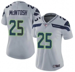 Women's Seattle Seahawks #25 Kenny McIntosh Gray Vapor Limited Football Stitched Jersey