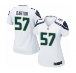 Women's Seattle Seahawks #57 Cody Barton Game White Football Jersey