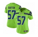 Women's Seattle Seahawks #57 Cody Barton Limited Green Rush Vapor Untouchable Football Jersey