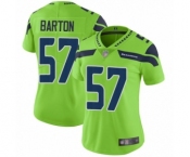 Women's Seattle Seahawks #57 Cody Barton Limited Green Rush Vapor Untouchable Football Jersey