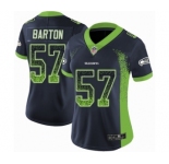 Women's Seattle Seahawks #57 Cody Barton Limited Navy Blue Rush Drift Fashion Football Jersey
