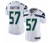 Women's Seattle Seahawks #57 Cody Barton White Vapor Untouchable Limited Player Football Jersey