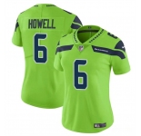 Women's Seattle Seahawks #6 Sam Howell Green Vapor Limited Football Stitched Jersey