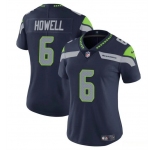 Women's Seattle Seahawks #6 Sam Howell Navy Vapor Limited Football Stitched Jersey