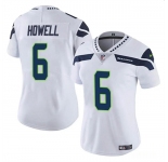 Women's Seattle Seahawks #6 Sam Howell White Vapor Limited Football Stitched Jersey