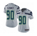 Women's Seattle Seahawks #90 Jadeveon Clowney Grey Alternate Vapor Untouchable Limited Player Football Jersey