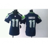 nike women nfl jerseys seattle seahawks #11 harvin blue[nike]