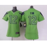 nike women nfl jerseys seattle seahawks #12 fan green[nike]
