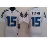 nike women nfl jerseys seattle seahawks #15 flynn white[nike]