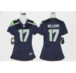nike women nfl jerseys seattle seahawks #17 williams blue[nike]