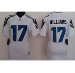 nike women nfl jerseys seattle seahawks #17 williams white[nike]