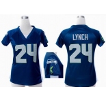 nike women nfl jerseys seattle seahawks #24 marshawn lynch blue[draft him ii top]