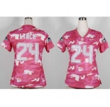 nike women nfl jerseys seattle seahawks #24 marshawn lynch pink[fashion camo]