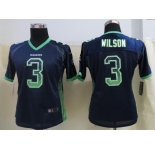 nike women nfl jerseys seattle seahawks #3 wilson blue[nike drift fashion]