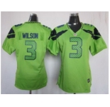 nike women nfl jerseys seattle seahawks #3 wilson green[nike limited]